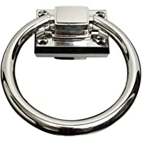 MASUNN Acero Inoxidable Knocker Tiradores Tiradores Anillos De Tirador Plata Brillante Para La Silla De Puerta De Madera